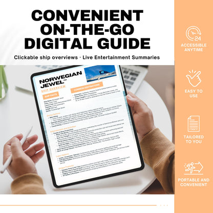 NCL Cruise Ship Guide, Travel Agent Template