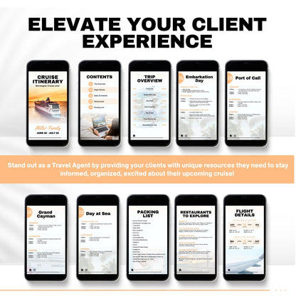 NCL Agent Essentials Template Bundle, Travel Agent Template, NCL Cruise Planner & Handbook