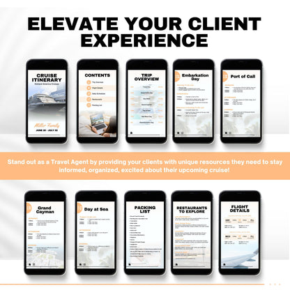 Unofficial Holland America Cruises Agent Essentials Template Bundle, Travel Agent Template, Holland America Cruise Planner & Handbook