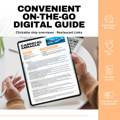 Carnival Cruise Ship Guide, Travel Agent Template