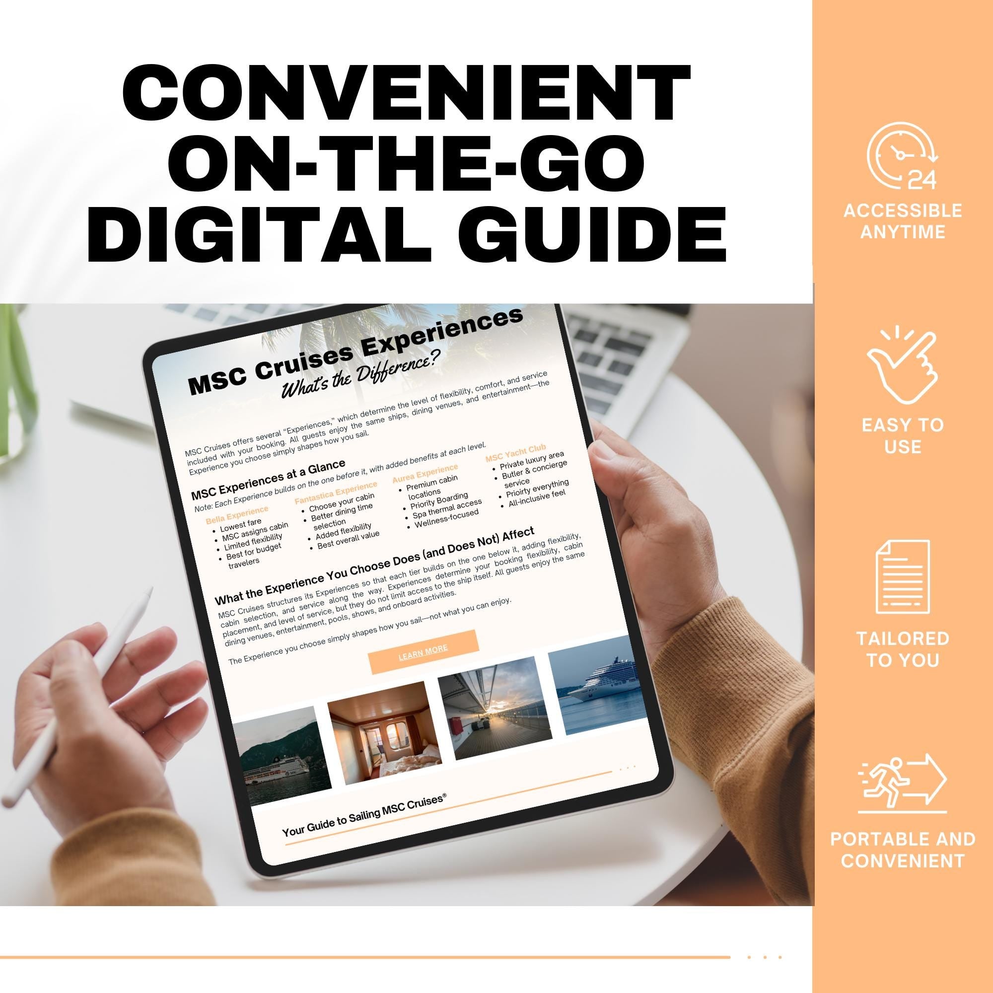 MSC Cruise Client Handbook - 25pg Travel Agent Template