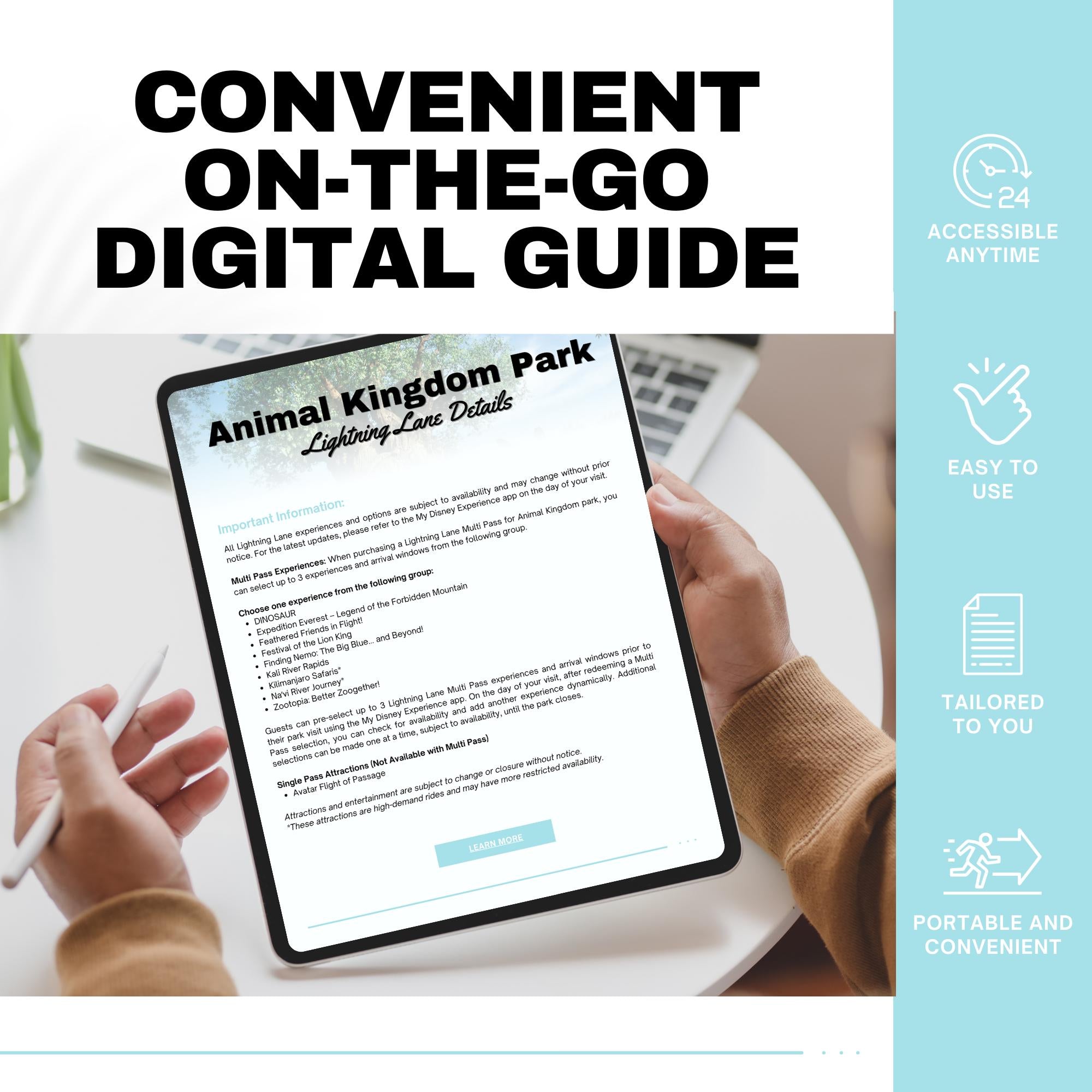 Disney World Lightning Lane Guide - Travel Agent Template