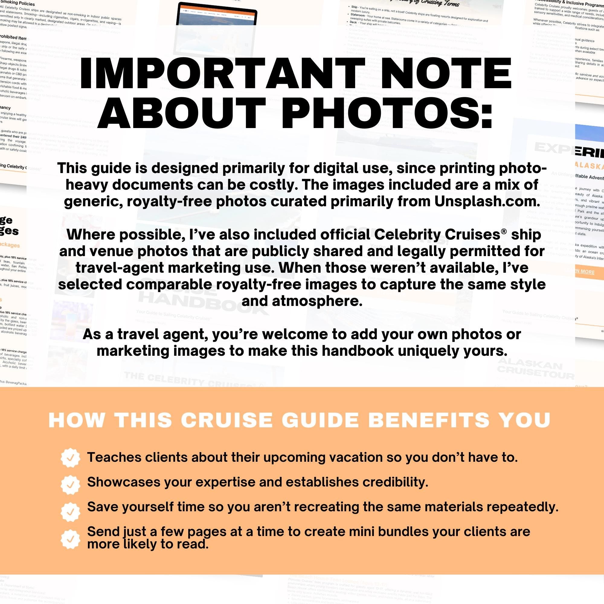 Celebrity Cruise Client Guide - 31-Page Travel Agent Template