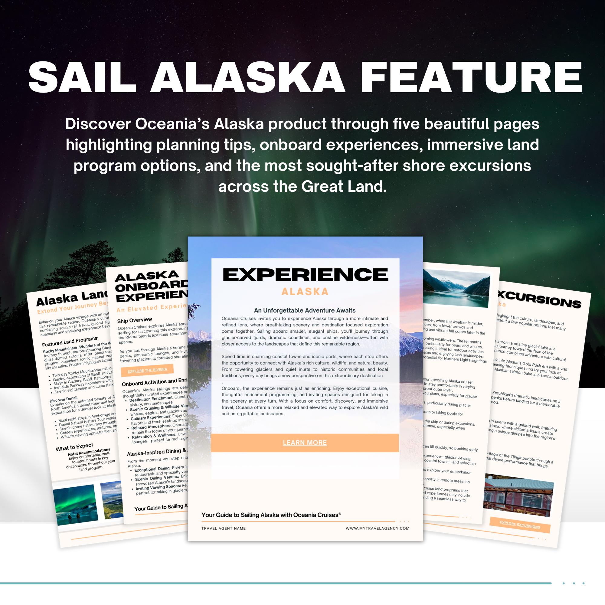 Cruise Client Guide Template for Oceania Cruises | Travel Agent Canva Template | Editable Welcome Packet | Cruise Handbook