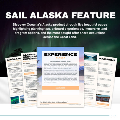 Cruise Client Guide Template for Oceania Cruises | Travel Agent Canva Template | Editable Welcome Packet | Cruise Handbook