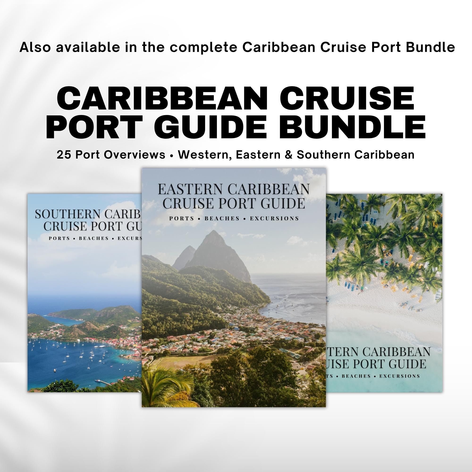 Eastern Caribbean Cruise Port Guide Bundle for Travel Agents | 8 Cruise Destinations | Eastern Caribbean Cruise Guide